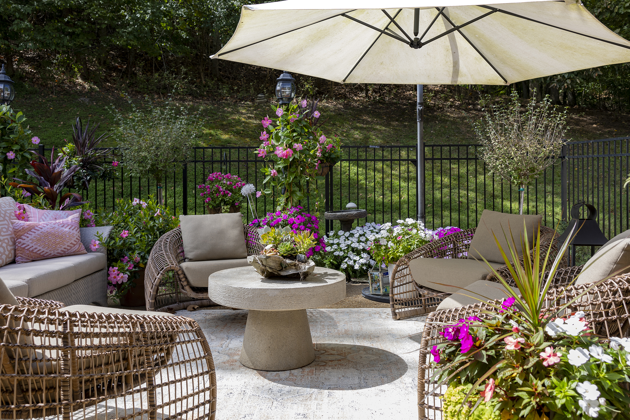 outdoor living space designer cary nc